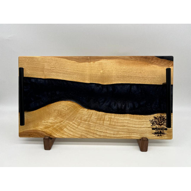 Small epoxy river serving board